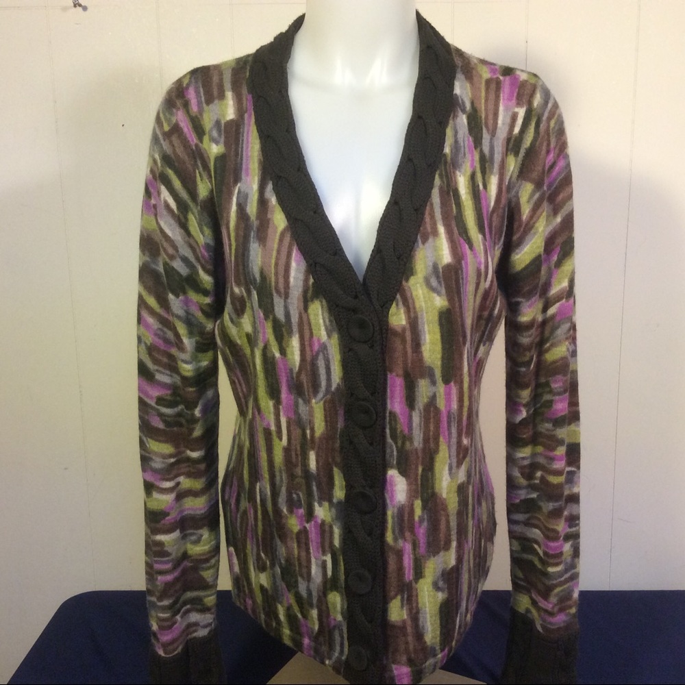 Worth Womens Wool Cardigan Sweater